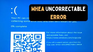 How to Fix WHEAUNCORRECTABLEERROR on Windows 11 [upl. by Gilberte]