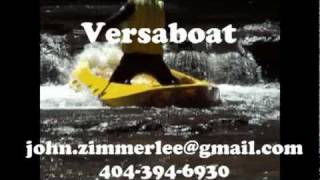 Versaboat the ultimate rescue boat    or fishing kayak    with trolling motors [upl. by Sanalda]