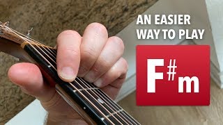 An easier way to play Fm no barre chord required [upl. by Lemrac]