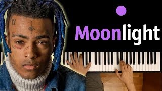 XXXTENTACION  Moonlight ● караоке  PIANOKARAOKE ● ᴴᴰ  НОТЫ amp MIDI [upl. by Jala]