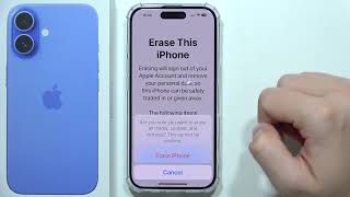 iPhone 16 How to Factory Reset [upl. by Keele]