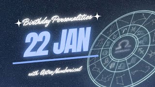 22 January Zodiac Horoscope Birthday Personality amp Traits Revealed [upl. by Enyrehtak]