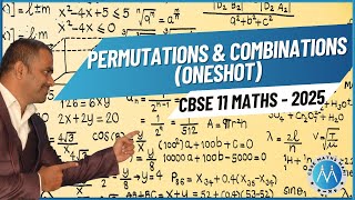 Permutations amp Combinations ONESHOT  CBSE Class 11 Maths 2025 Tamil [upl. by Jariah]