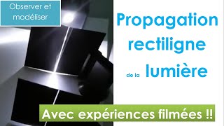 propagation rectiligne de la lumière 🌈🔭 Astronomie et optique collège et lycée  niveau 5ème et [upl. by Helmer]