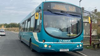 Whiny Beast Arriva Yorkshire Ex Arriva Merseyside 1433 CX58 EXL on service 149 to Knottingley [upl. by Neened]