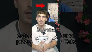 este chico vende pizzas congeladas en Uber Eats [upl. by Esinek]