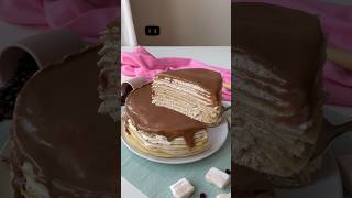 Torta di crepes cucina foodblogger ricette dolci cioccolato torta foodie ricetta torte yum [upl. by Marte]