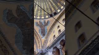 Seraphim Mosaics in Hagia Sophia Mosque church museum [upl. by Yelnoc]