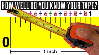 Learn How to Read Your Tape Measure [upl. by Nichy489]