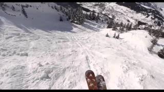 The most awesomely unbelievable ski run ever [upl. by Bradney859]