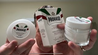 Proraso White for Sensitive Skin  PreShave Balm Shaving Soap and Shave Balm [upl. by Ahsrav651]