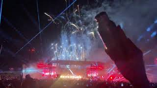 Skrillex Fred Again amp Four Tet Closing Coachella 2023 with Cinema DNB remix 4k [upl. by Bonnes]