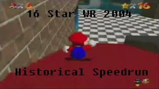 Super Mario 64 16 stars 2155  My old former WR from 2004 [upl. by Melva]