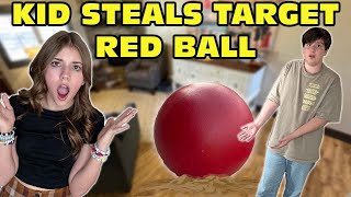 Kid Temper Tantrum Steals Target Red Ball Original [upl. by Ok468]