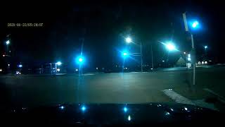 Dashcam video of Neenah Ridgeway VP gas station on fire 12221 [upl. by Gentille]