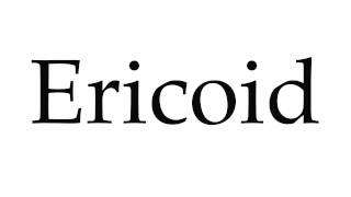 How to Pronounce Ericoid [upl. by Nosduh]