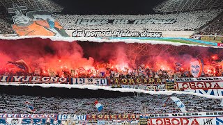 Torcida Split  HNK Hajduk Split  HNK Rijeka 12 20 kolo SS HNL [upl. by Klemperer499]