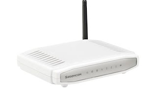 masquer réseau wifi routeur SAGEMCOM FST 1704 [upl. by Ereynihc]