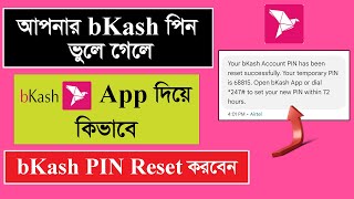 Reset your bKash PIN using the bKash App [upl. by Doralin]