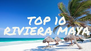 ¡Top 10 lugares más HERMOSOS de la Riviera Maya ¡Cerca de Cancún [upl. by Alleunamme694]