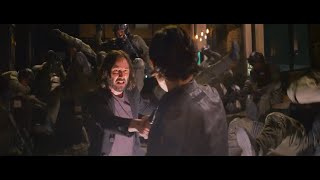 The Matrix Resurrections  Neo and Trinity Coffee shop fight scene [upl. by Milty]