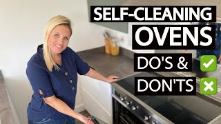 How to Clean a Self Cleaning Oven [upl. by Ecnarrat]