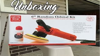 Griots Garage 6quot Random Orbital Polisher Unboxing [upl. by Hyozo]