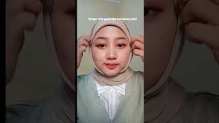 GAK COCOK MUKA BULET tutorialhijab segitigainner hijabinstan kerudunginstant normal540 [upl. by Eittod]