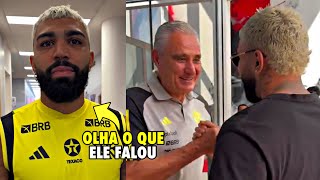 GABIGOL VOLTA AOS TREINOS DO FLAMENGO VEJA O QUE ELE FALOU [upl. by Eberle]