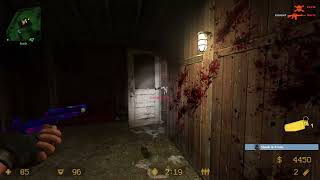 CS Source Compound 7 expert vs 14 normal bots 15 round win match as a CT force [upl. by Banky]