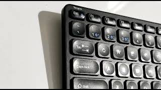 AKB862 Targus  Compact Multi Device Bluetooth® Antimicrobial Keyboard Black [upl. by Norvun]