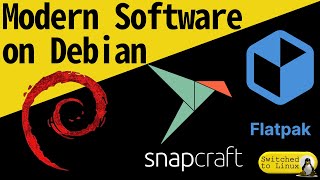 Modern Software on Debian  Installing Flatpak and Snaps on Debian [upl. by Aciret916]