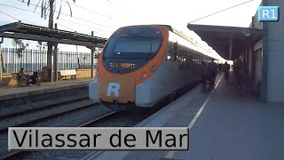 Rodalies Barcelona Vilassar de Mar R1 Renfe 447  Civia [upl. by Enirroc281]