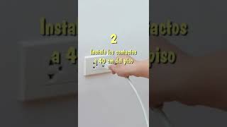 ⚡ 5 consejos para planear la instalacion electrica Instalaciones electricas 🏡 Shorts 💡 [upl. by Flss848]