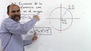 32 Ecuación de la circunferencia con centro en el origen mate 3 [upl. by Lindblad71]