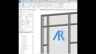 Creating new mullion sizes and changing mullions in Curtain Walls Revit Tutorial [upl. by Zined]