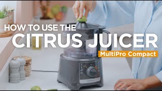 MultiPro Compact FDP31  How to use the citrus juicer [upl. by Aurora]