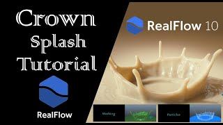 Crown Splash Tutorial Realflow10 [upl. by Aynotal]