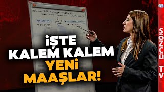 SGK Uzmanı Son Zammı Kalem Kalem Hesapladı Memur SSK ve BağKur Emekli Maaşı [upl. by Arlene]