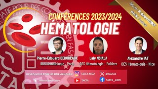 Conférence 20232024  Hématologie [upl. by Amri]