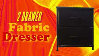 2 Fabric Dresser Drawer Assembly  Purchased on TEMU [upl. by Carolina492]