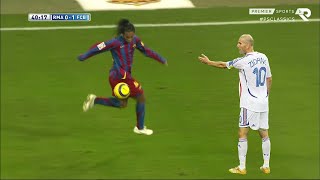 O DIA QUE O RONALDINHO MOSTROU PRO ZIDANE QUEM É O BRUXO [upl. by Elokcin]