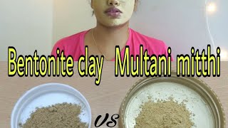 Bentonite clay and multani mitthi FullersEarth difference beautyadda 2017 [upl. by Skillern]