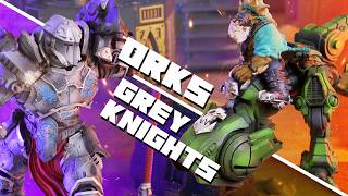 ORKTOBER Battle Report Special  Grey Knights vs Orks  Warhammer 40k [upl. by Wyatt]