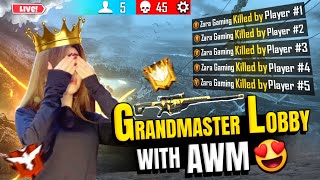 Ultimate AWM Sniping Skills🎯  Free Fire HighLevel Ranked Gameplay Free Fire Live with zara gaming [upl. by Haela717]