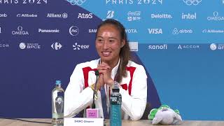 Chinas Zheng Qinwen on her breakthrough at the age of 21 Liu Xiangs achievement inspires me a lot [upl. by Faletti452]