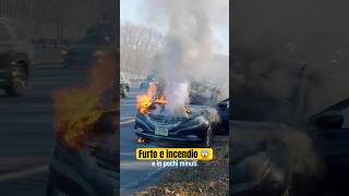 Auto rubata e incendiata😱shorts automobile ProGix GheorgheMirzac YouTubeItalia assicurazione [upl. by Rese]