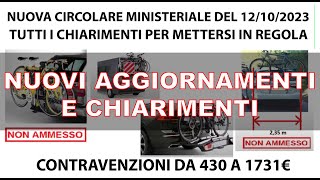 AGGIORNAMENTI SULLA NORMATIVA PORTA BICIMULTE DA 430€ A 1730 € DOBBIAMO METTERCI IN REGOLA [upl. by Eihcir]