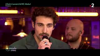 Saint Levant amp MC Abdul  Deira live La nuit du ramadan 2024 [upl. by Lewap]