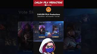 Dear all player mobile legends mari kita kalahkan anak emas montoon gas vote yu zhong m5 shorts [upl. by Llebpmac401]